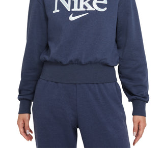 Moletom Nike Graphic Feminino Azul Tamanho 2X