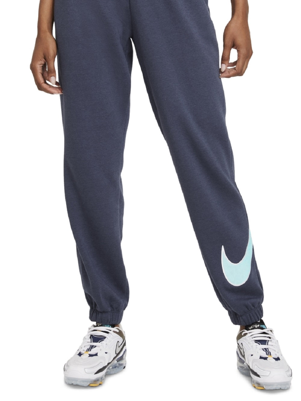 Calça de moletom Nike Sportswear Femme Easy Fleece Feminina Azul Tamanho 3X