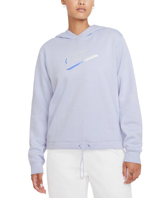 Moletom com capuz Nike Plus Sportswear feminino azul tamanho 1X