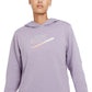 Moletom com capuz Nike Sportswear feminino roxo tamanho 2X