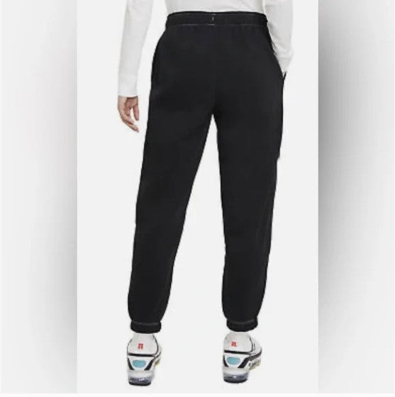Calça de moletom Nike Sportswear Easy Fleece feminina, preta, tamanho 3X