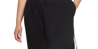 Calça de moletom Nike Sportswear Easy Fleece feminina, preta, tamanho 3X