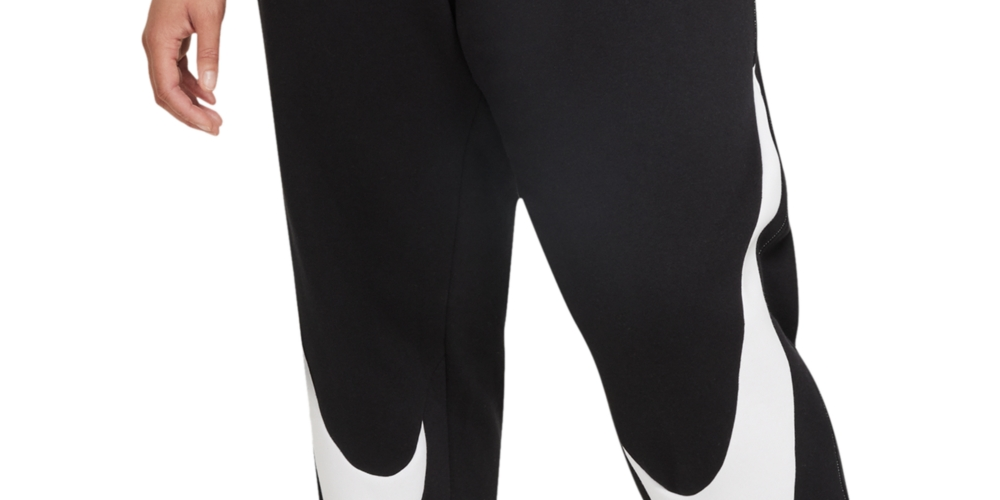 Calça de moletom Nike Sportswear Easy Fleece feminina, preta, tamanho 3X