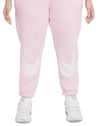 Calça de moletom Nike Sportswear Easy Fleece feminina rosa tamanho 1X