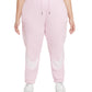 Calça de moletom Nike Sportswear Easy Fleece feminina rosa tamanho 1X