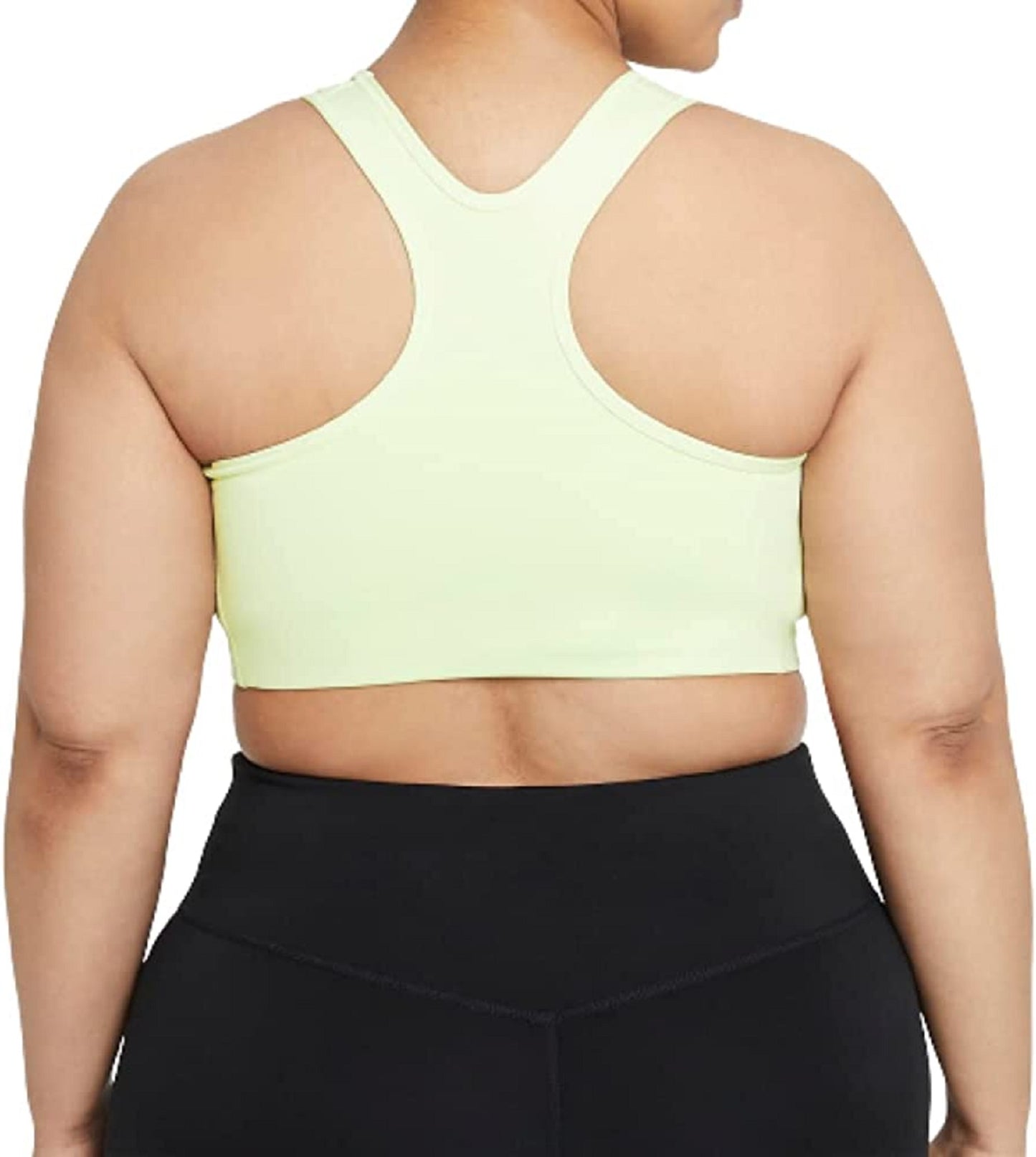 Sutiã esportivo Nike Dri Fit de suporte médio feminino, verde, tamanho 2X