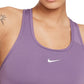 Sutiã esportivo Nike feminino com bojo de 1 peça e impacto médio, roxo