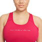 Sutiã esportivo Nike Swoosh feminino vermelho tamanho 1X