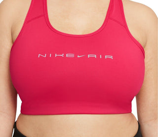 Sutiã esportivo Nike Swoosh feminino vermelho tamanho 1X