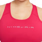 Sutiã esportivo Nike Swoosh feminino vermelho tamanho 2X