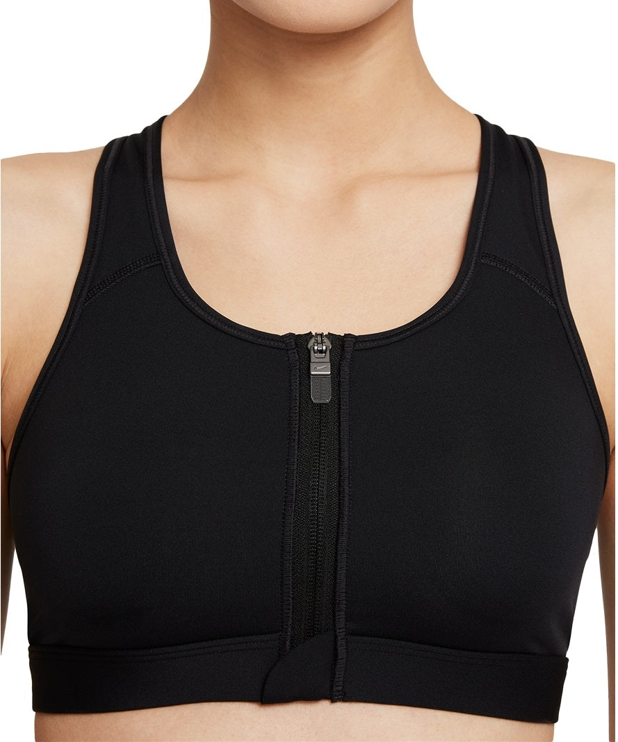 Sutiã esportivo Nike Dri Fit Swoosh Racerback feminino, preto, tamanho pequeno