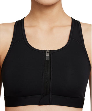 Sutiã esportivo Nike Dri Fit Swoosh Racerback feminino, preto, tamanho pequeno