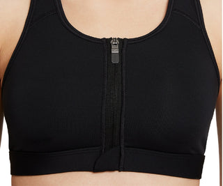 Sutiã esportivo Nike Dri Fit Swoosh Racerback feminino, preto, tamanho pequeno