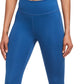 Leggings curtas Nike femininas, azul, tamanho 2X