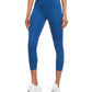 Leggings curtas Nike femininas, azul, tamanho 2X