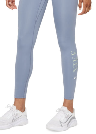 Legging Nike Dri Fit Logo Feminina Azul Tamanho GG