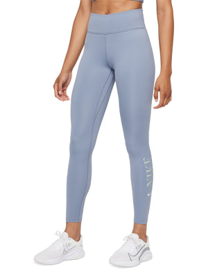 Legging Nike Dri Fit Logo Feminina Azul Tamanho GG