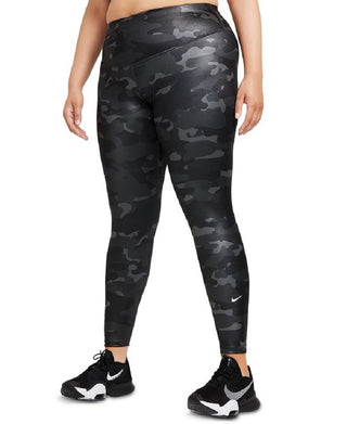 Legging Nike One Dri Fit Cintura Alta Feminina Cinza Tamanho Médio