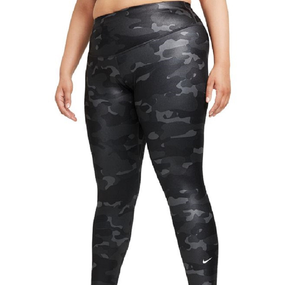 Legging Nike One Dri Fit Cintura Alta Feminina Cinza Tamanho Médio