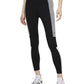 Legging Nike Dri Fit One Colorblocked 7/8 Feminina Preta Tamanho Grande