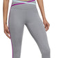 Legging Nike Dri Fit One Mid Rise 7/8 Tapered Feminina Cinza Tamanho Grande