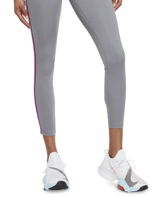 Legging Nike Dri Fit One Mid Rise 7/8 Tapered Feminina Cinza Tamanho Grande