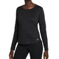 Camisa Nike Therma Fit Manga Longa Feminina Preta Tamanho Médio