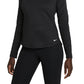 Camisa Nike Therma Fit Manga Longa Feminina Preta Tamanho Médio
