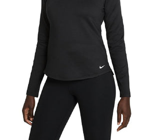 Camisa Nike Therma Fit Manga Longa Feminina Preta Tamanho Médio