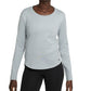 Camisa Nike Therma FIT Manga Longa Feminina Cinza Tamanho P