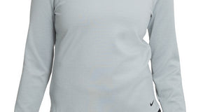 Camisa Nike Therma FIT Manga Longa Feminina Cinza Tamanho P