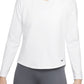 Camisa Nike Therma Fit Manga Longa Feminina Branca Tamanho XS