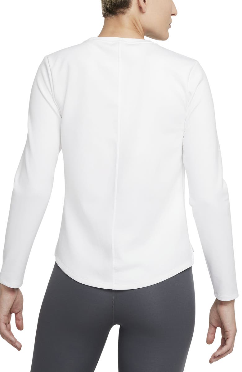 Camisa Nike Therma Fit Manga Longa Feminina Branca Tamanho XS