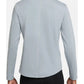 Pulôver Nike Therma Fit One de manga comprida com meio zíper, cinza, tamanho médio