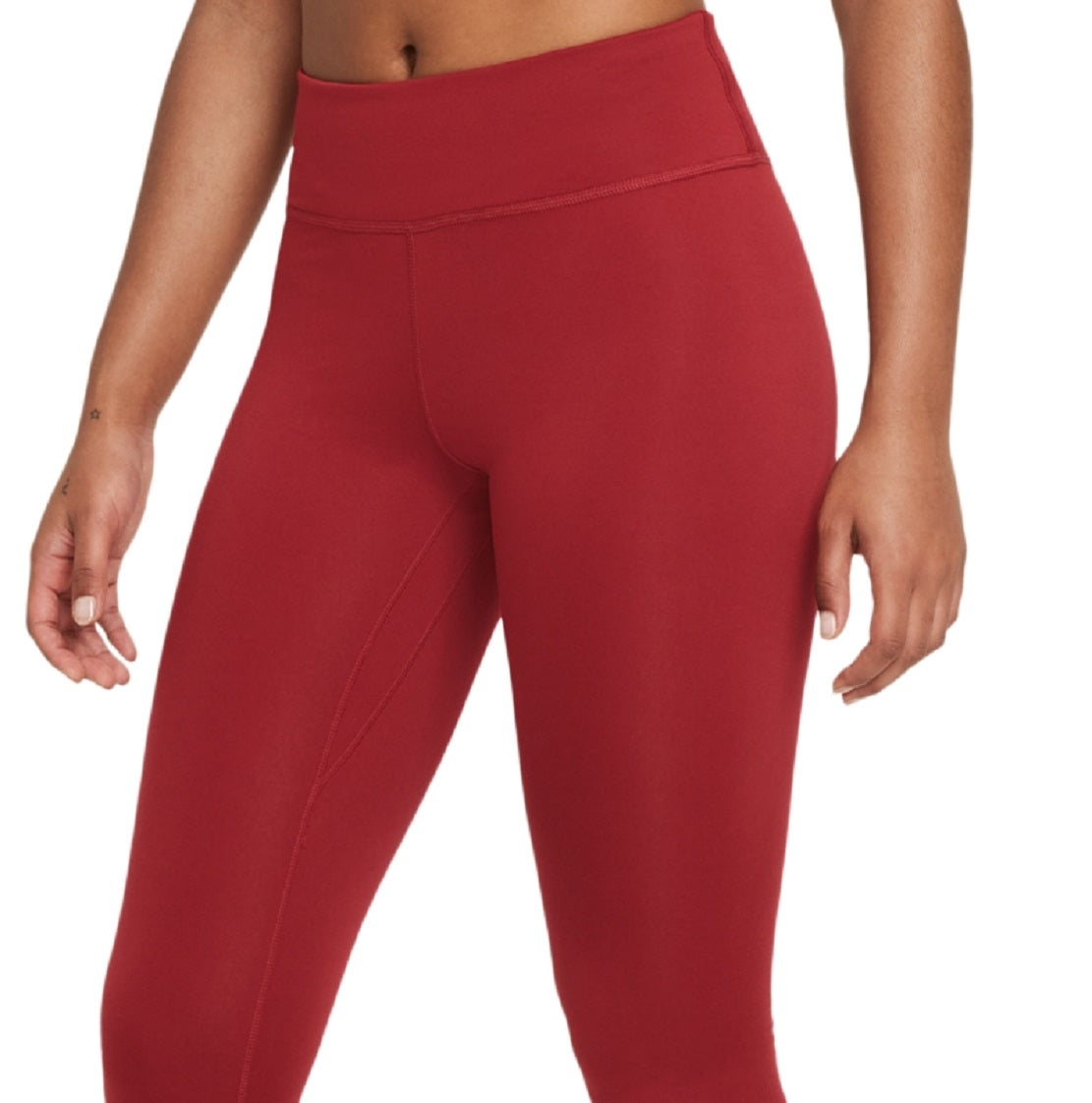 Legging Nike One Therma Fit Mid Rise Feminina Vermelha Tamanho P