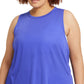 Regata Nike Yoga Dri Fit Crossback Feminina Azul Tamanho XS