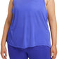 Regata Nike Yoga Dri Fit Crossback Feminina Azul Tamanho XS