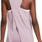 Regata Nike Yoga Dri Fit Crossback Feminina Roxa Tamanho GG