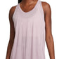 Regata Nike Yoga Dri Fit Crossback Feminina Roxa Tamanho GG