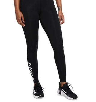 Legging Nike Pro Dri Fit Graphic Feminina Preta Tamanho Médio