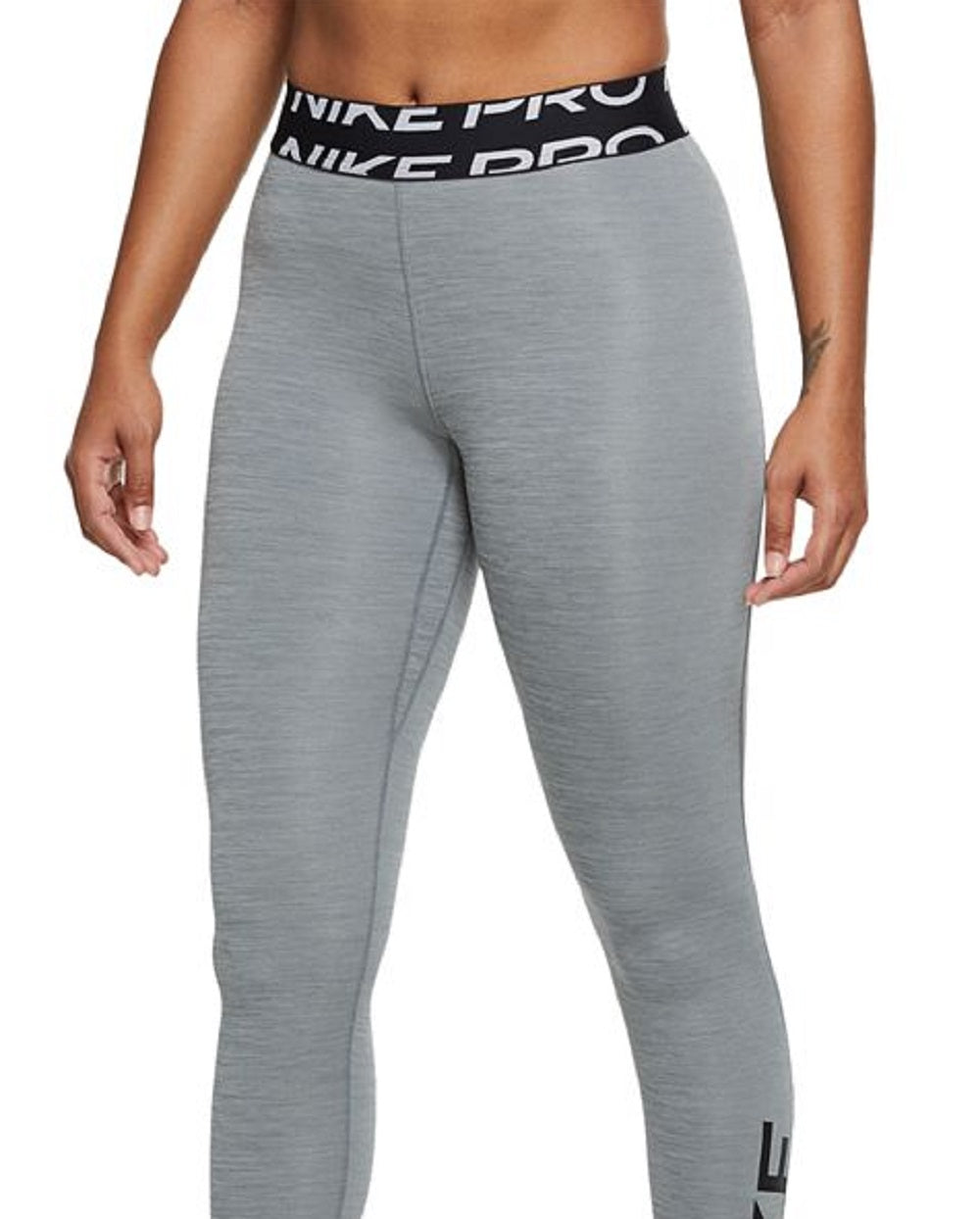 Legging Nike Pro Dri Fit Graphic Feminina Cinza Tamanho P