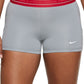 Shorts de treino Nike Pro Dri Fit Mesh Pocket feminino, cinza, tamanho pequeno