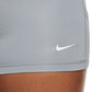 Shorts de treino Nike Pro Dri Fit Mesh Pocket feminino, cinza, tamanho pequeno