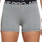Shorts de treino Nike Pro Grx Dri Fit feminino cinza tamanho pequeno
