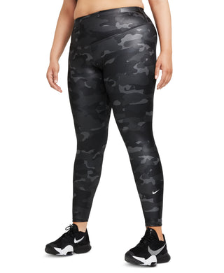 Legging Nike Dri Fit Camo Feminina Cinza Tamanho 2X
