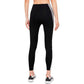 Calça Nike Feminina Color Block Cintura Média 7/8 Preta Tamanho 2X