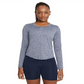 Camiseta Nike Plus Dri FIT One Standard Fit Feminina Azul Tamanho 3X