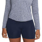 Camiseta Nike Plus Dri FIT One Standard Fit Feminina Azul Tamanho 3X