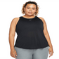 Camiseta regata Nike Dri FIT One Standard Fit feminina, preta, tamanho 1X