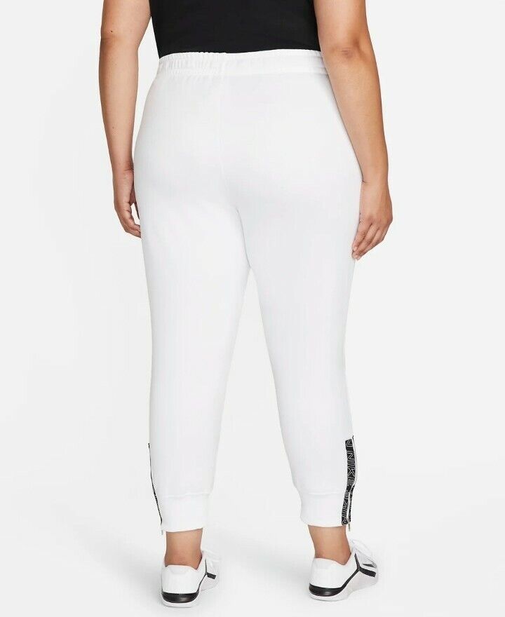 Calça de treino Nike Therma Fit feminina, branca, tamanho 2X